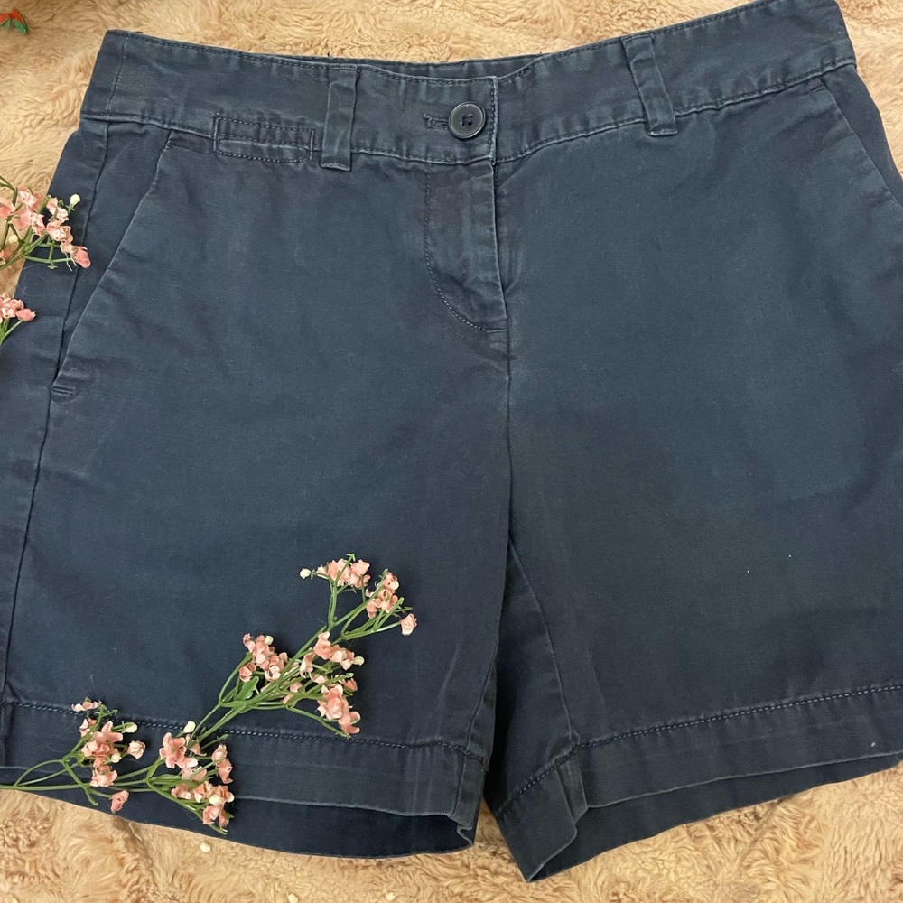 LOFT Navy Blue 6in Shorts